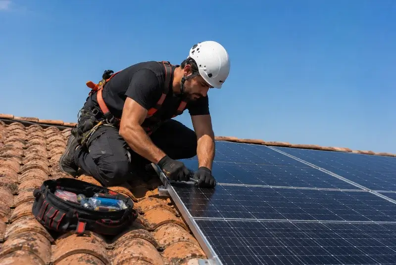 Maintenance et monitoring de panneaux solaires à Aubers