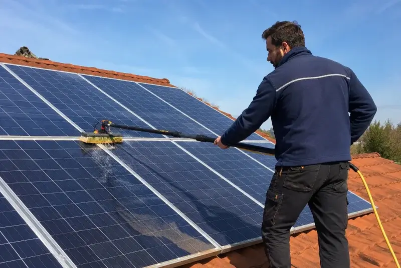 Nettoyage et entretien de panneaux solaires à Aubers